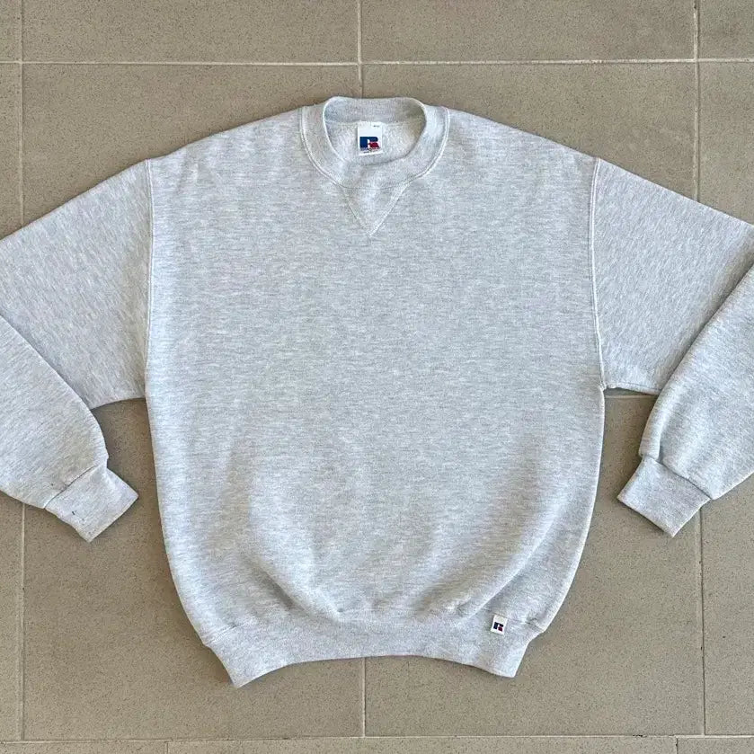 [BUNJANG] 90s Russell Athletic Sweatshirt Light Grey M USA / 90s 빈티지 러셀 스웻셔츠 밝은그레이 M USA