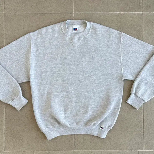 [BUNJANG] 90s Russell Athletic Sweatshirt Light Grey M USA / 90s 빈티지 러셀 스웻셔츠 밝은그레이 M USA