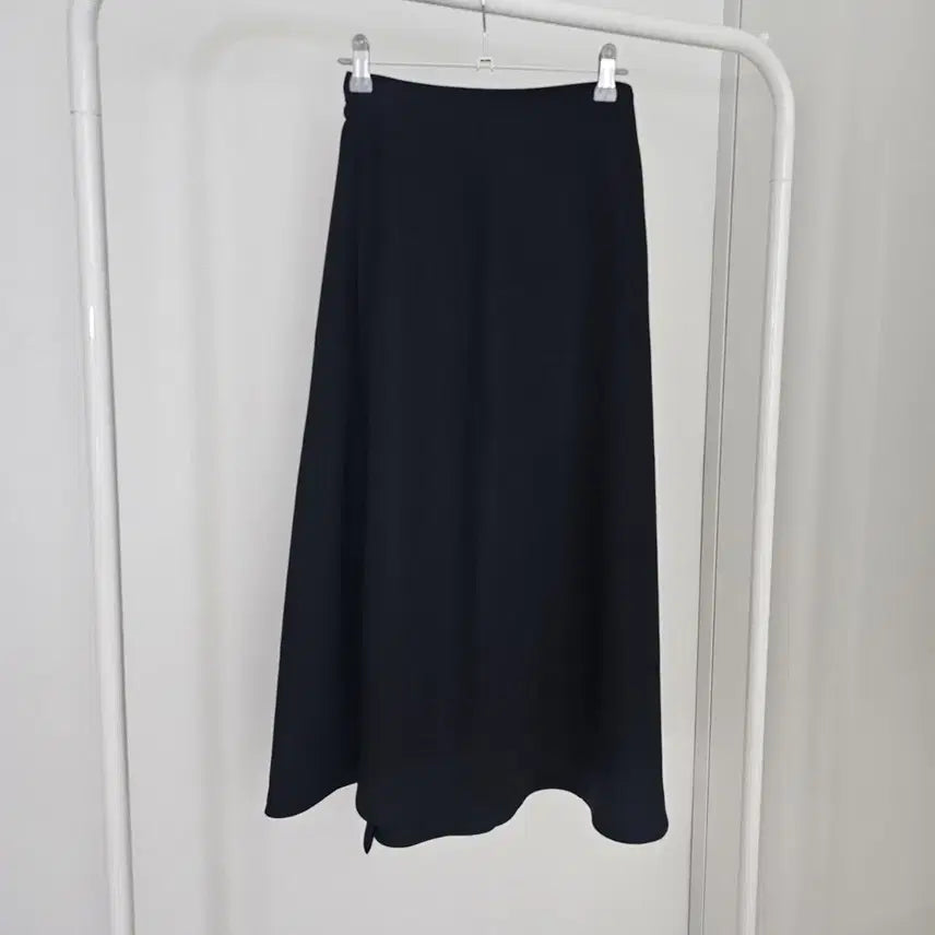 [BUNJANG] Flare Banding Slit Skirt / # 플레어 밴딩 트임 롱스커트