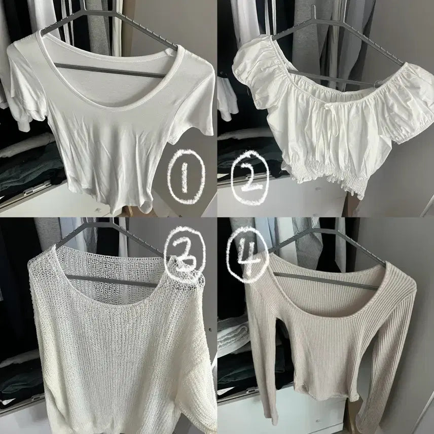 [BUNJANG] Sheer Blouse (Short/Long Sleeve) / 여름 블라우스 반팔 긴팔 시스루 (가격 제시 받음)