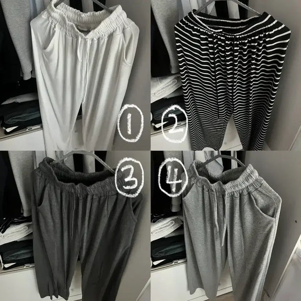 [BUNJANG] Summer Light Weight Banding Training Pants / 여름 찰랑 밴딩 트레이닝 바지 (가격 제시 받음)
