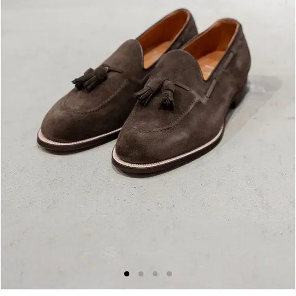 [BUNJANG] Archkery Tassel Loafers Coffee Suede US 7 / [US7] 아치케리 테슬로퍼 커피스웨이드
