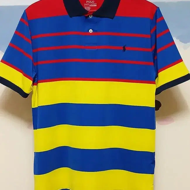 [BUNJANG] Polo Ralph Lauren Performance Functional Collar Short Sleeve T-shirt / (95) 폴로랄프로렌 퍼포먼스 기능성 카라 반팔티