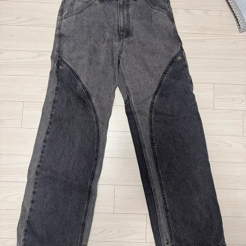 [BUNJANG] Andersson Bell Constellar Panel Wide Jeans / 앤더슨벨 콘스타르트 패널 와이드진 21FW / S사이즈