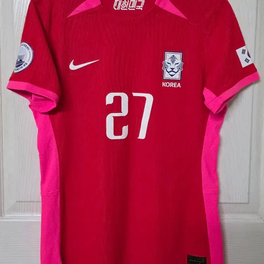 [BUNJANG] South Korea Women's National Football Team 23-24 Match Issue Home Jersey (Jeon Eun-ha) / 23-24 대한민국 여자 축구 국가대표 지급용 홈 유니폼(전은하)