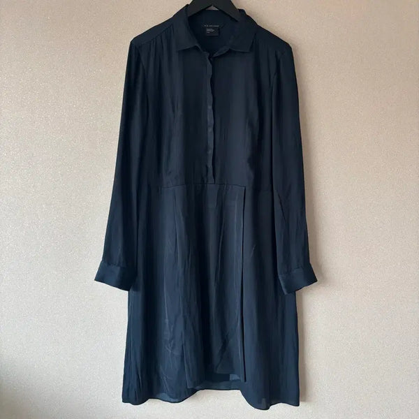 [BUNJANG] A|X Armani Exchange Navy Shirt Dress Size L / [정품] A|X 아르마니 익스체인지 네이비 셔츠 원피스 L