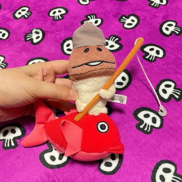 [BUNJANG] Genuine Namco Doll Fishing on Carp / 오늘만!!!극레어]정품 잉어에 탄 낚시하는 나메코 인형