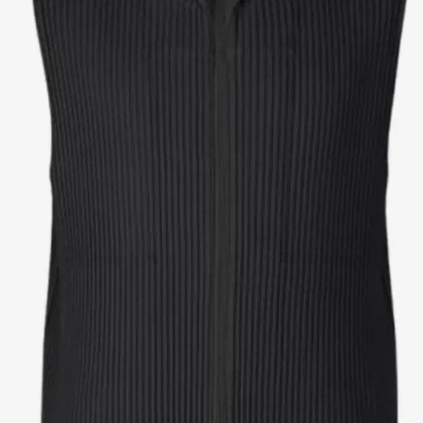 [BUNJANG] Homme Plissé Issey Miyake Zip-Up Vest Black Size 4 / 옴므플리세 이세이미야케 집업 베스트 블랙4사이즈