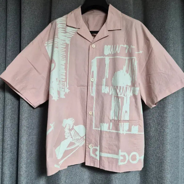 [BUNJANG] System Homme Open Collar Shirt / 시스템옴므 오픈카라 셔츠 팝니다