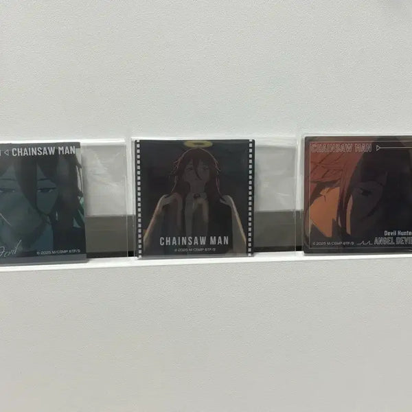 [BUNJANG] Chainsaw Man Angel Devil Square Card Set / 체인소맨 (천사의 악마) 스퀘어 카드 3장 일괄 굿즈