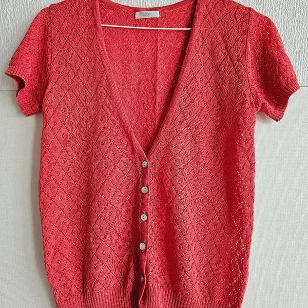 [BUNJANG] SORE Diamond Pattern Knit Cardigan / SORE 썸머 니트 가디건