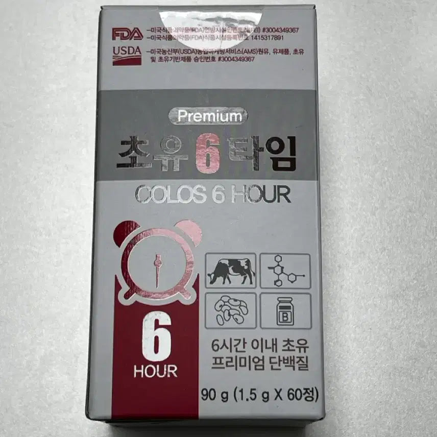 [BUNJANG] SS BioPharm 6-Hour Colostrum Protein Oligosaccharide Tablets (60 count) / 초유6타임 초유단백질 프락토올리고당 60정