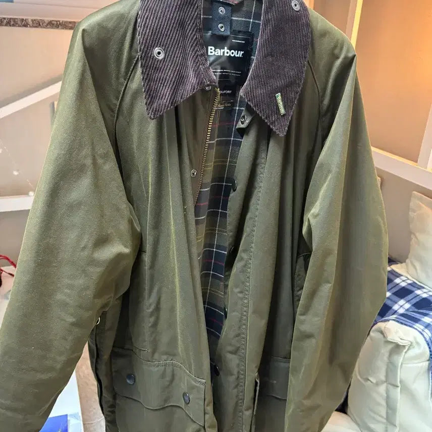 [BUNJANG] Barbour Beaufort Waxed Jacket Size 38 / 바버 뷰포트 38