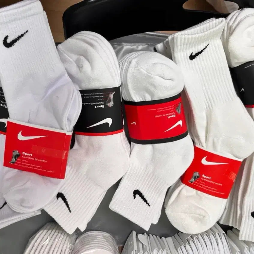 [BUNJANG] Nike Sports Socks (Ankle & Crew Length) / (무배)장목 8켤레 중목 4켤레 나이키 스포츠 양말