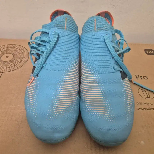 [BUNJANG] New Balance Furon v7+ Pro AG Soccer Cleats Sky Blue / (285mm) 뉴발란스 퓨론 v7+ 프로 AG 스카이 블루