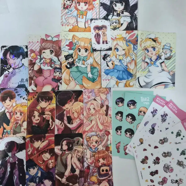 [BUNJANG] Zombie High School Official Stickers & Unofficial Postcards Bundle Set / 일괄) 좀비고등학교 공식 스티커 & 비공식 엽서