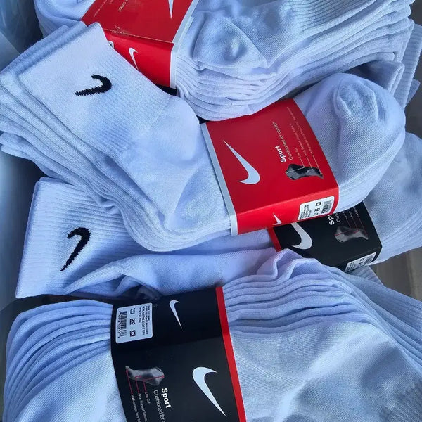 [BUNJANG] Nike Basic Mid-Calf Socks (20 Pairs) / (무료배송)나이키 기본 중목 양말 20켤레
