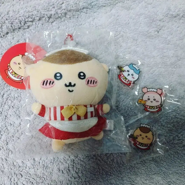 [BUNJANG] Chiikawa Restaurant Kurimanju Mascot & Hachiware, Kani, Kurimanju Acrylic Charm Set / 치이카와 레스토랑 쿠리만쥬 마스코트+하치 카니 쿠리 아크릴
