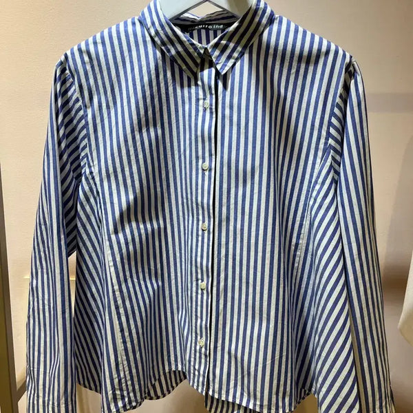 [BUNJANG] Mizuiro-Ind Stripe Shirt Cotton / 일본 mizuiro ind스트라이프셔츠