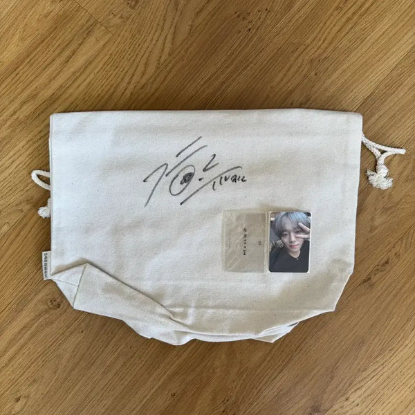 [BUNJANG] Park Ji Hoon 360 Official Photocard + Signed Eco Bag / 박지훈 360 공방포카, 친필사인 에코백