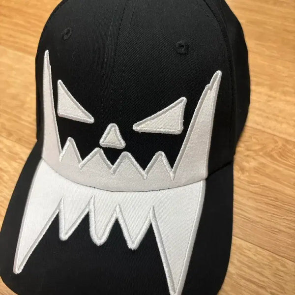 [BUNJANG] Asspizza Halloween Pumpkin Face Ball Cap / Asspizza 애스피자 할로윈 펌킨 페이스 볼캡 모자