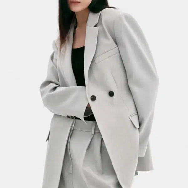 [BUNJANG] ORR 100% Wool Hidden Button Blazer Jacket (Size S) / (새상품)ORR 오르 울100 히든버튼 자켓 블레이저 S