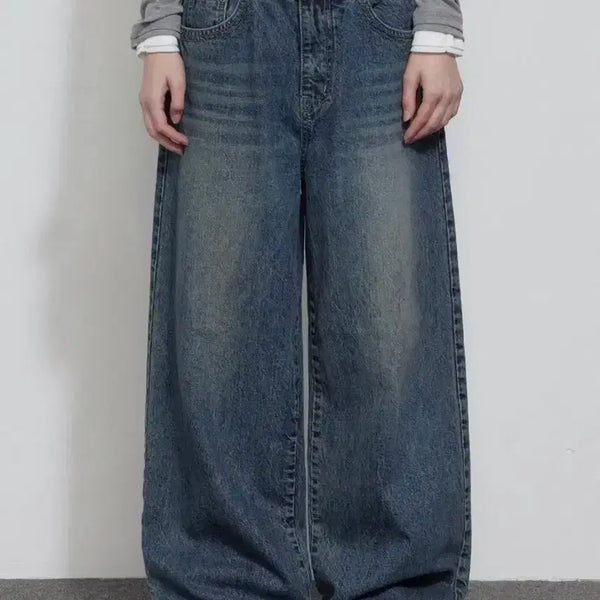 [BUNJANG] Bohemian Seoul 25 Year Double Waist Denim Pants / 보헴서/보헤미안서울 25년 더블 웨이스트 데님 팬츠