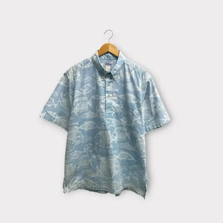 [BUNJANG] Reyn Spooner Fish Hawaiian Vintage Shirt XL / 레인스푸너 물고기 하와이안 빈티지 셔츠 XL