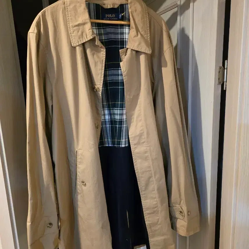 [BUNJANG] Polo Beige Wool Coat / 폴로 코트