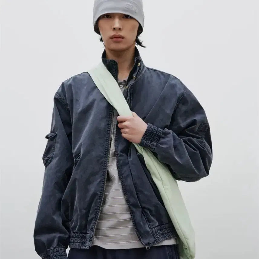 [BUNJANG] 999Humanity AV Dyed Bomber Jacket / 999휴머니티 AV 다이드 봄버 자켓