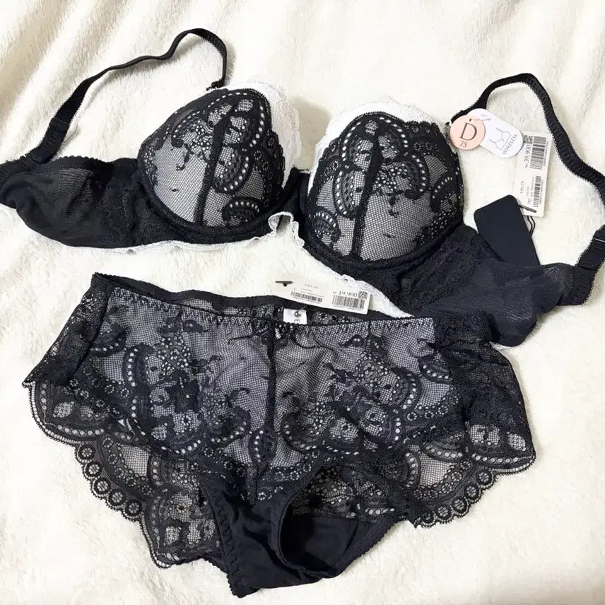 [BUNJANG] Eblin Bra Panty Set / 에블린 브라 팬티 세트 새상품