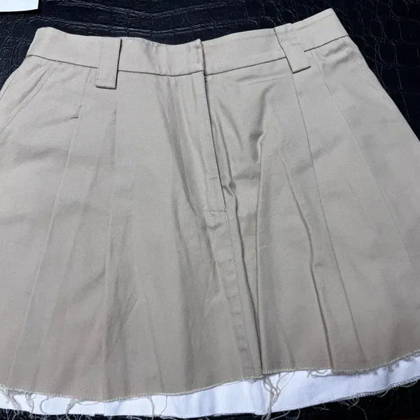 [BUNJANG] RAIVE Beige Mini Skirt / RAIVE 레이브 베이지미니스커트