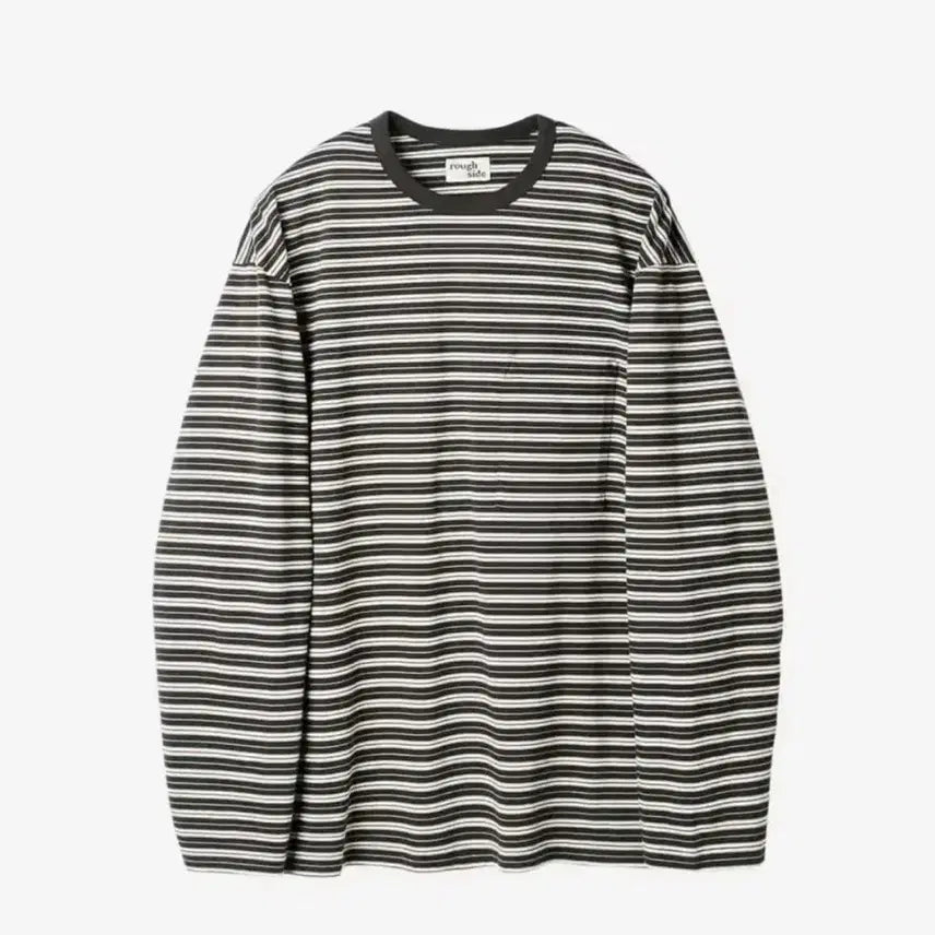 [BUNJANG] HAVATI x Rough Side Stripe Long Sleeve / 하바티x러프사이드 스트라이프 롱슬리브(3)