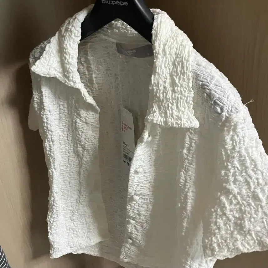 [BUNJANG] 8Seconds White Short-Sleeve T-Shirt (Size S) / 에잇세컨즈 반팔