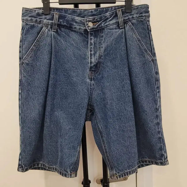 [BUNJANG] Uniform Bridge 5-Part Length Denim Shorts M (30) / 유니폼브릿지 청 데님 반바지 5부 쇼츠 M 30사이즈
