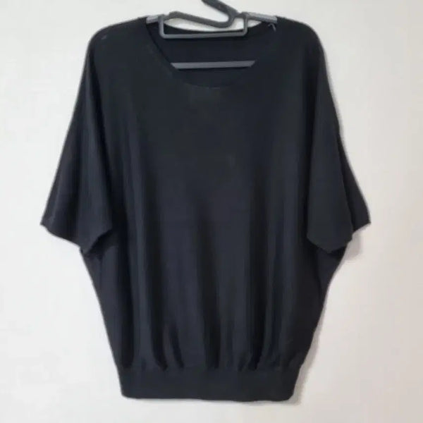 [BUNJANG] Lyocell Silk Blend Batwing Knit Top / 리오셀.실크혼방 가오리핏 니트66.77