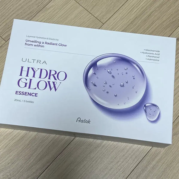 [BUNJANG] Aalok Ultra Hydro Glow Essence (9-Pack) / 홈케어 Aalok 울트라 하이드로 글로우 에센스9개