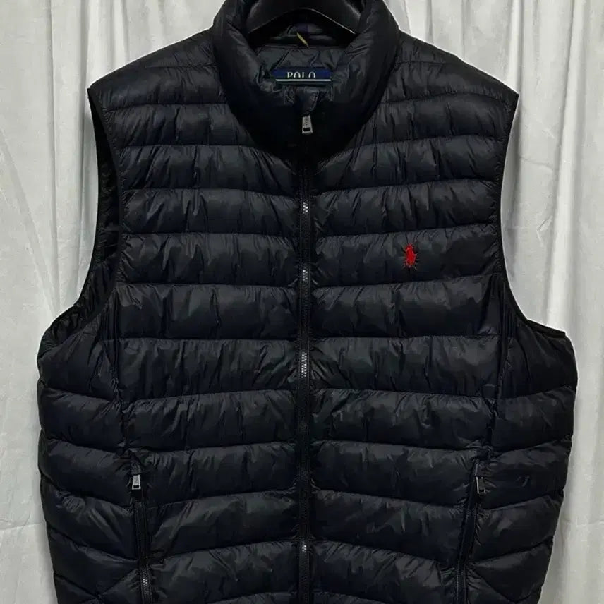 [BUNJANG] Polo Ralph Lauren Black Packable Lightweight Down Vest XL / no.113 폴로 랄프로렌 블랙 패커블경량패딩 조끼 xl s급