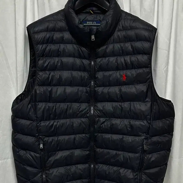 [BUNJANG] Polo Ralph Lauren Black Packable Lightweight Down Vest XL / no.113 폴로 랄프로렌 블랙 패커블경량패딩 조끼 xl s급