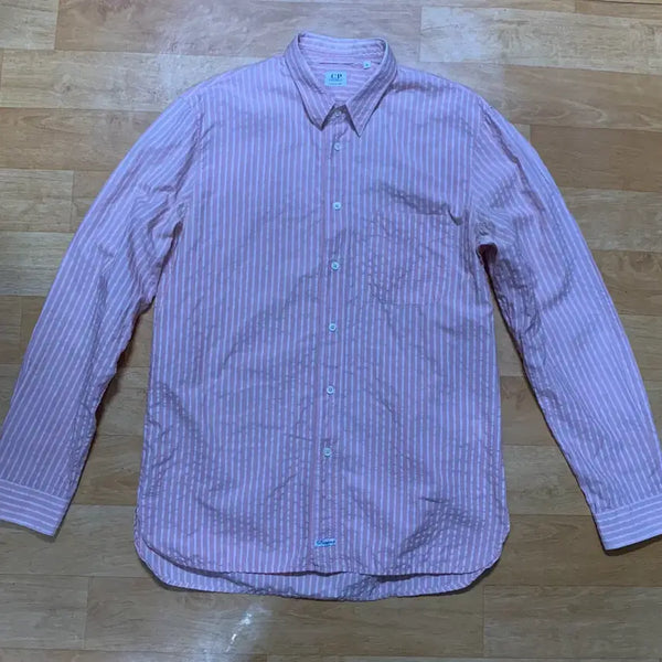 [BUNJANG] C.P. Company Seersucker Shirt Cotton/Poly Blend Size 5 / 씨피 컴퍼니 시어써커 셔츠(코튼/폴.에)5 사이즈