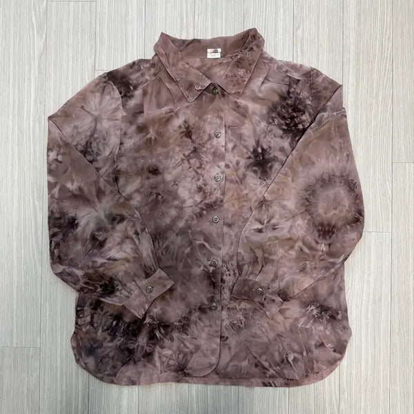 [BUNJANG] Tie-Dye Oriental Fairy Shirt Blouse / 타이다이 오리엔탈 페어리 셔츠 블라우스