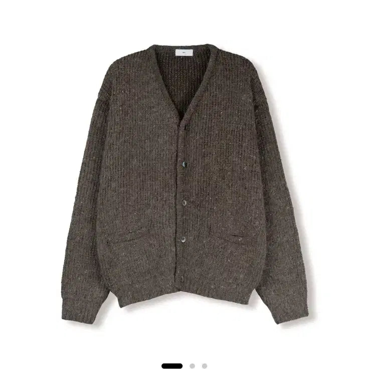 [BUNJANG] Steady Everywear Donegal Mohair Tweed Cardigan (Brown) / 스테디에브리웨어 SEW 도네갈 모헤어 트위드 가디건 (브라운)