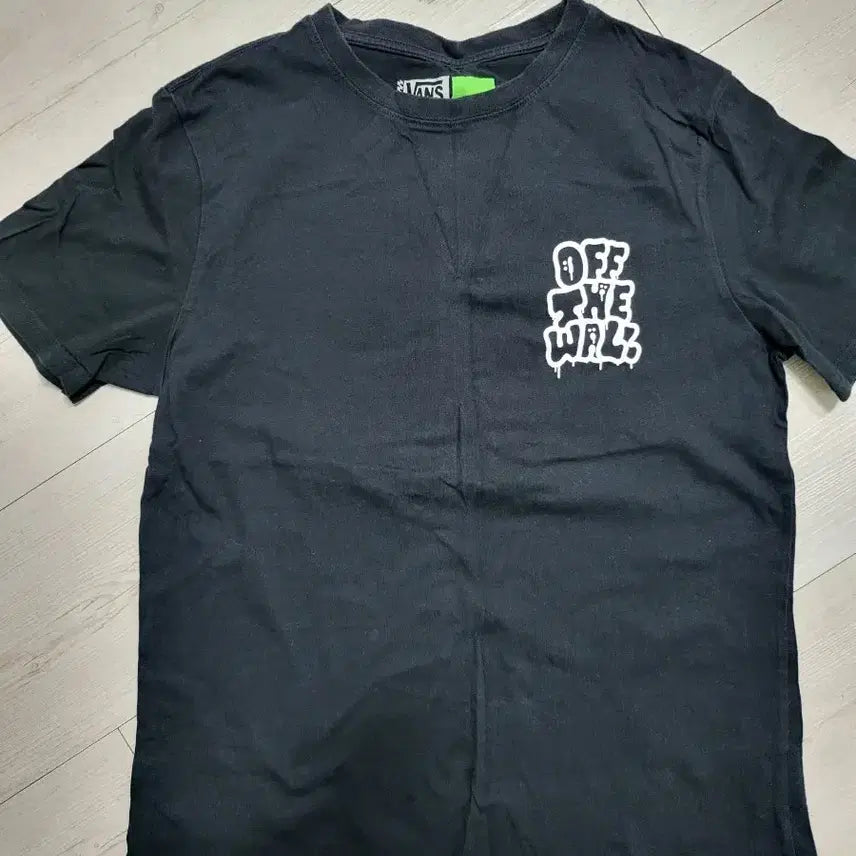 [BUNJANG] Vans Off The Wall Black T-Shirt / 반스 Off The Wall 블랙 반팔 티셔츠