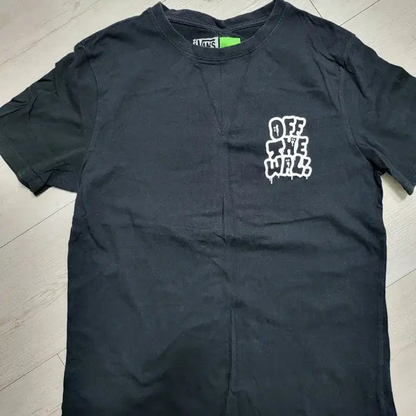 [BUNJANG] Vans Off The Wall Black T-Shirt / 반스 Off The Wall 블랙 반팔 티셔츠