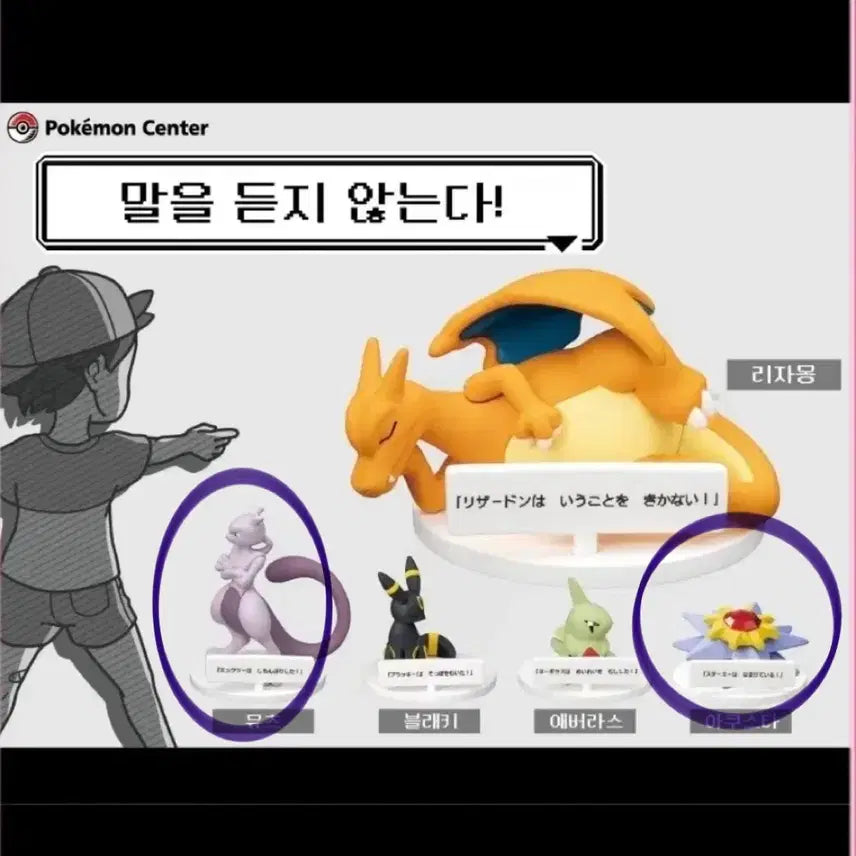 [BUNJANG] Pokemon Mewtwo & Dewgong Bundle Set / 포켓몬 말을듣지않는다 뮤츠, 아쿠스타 일괄