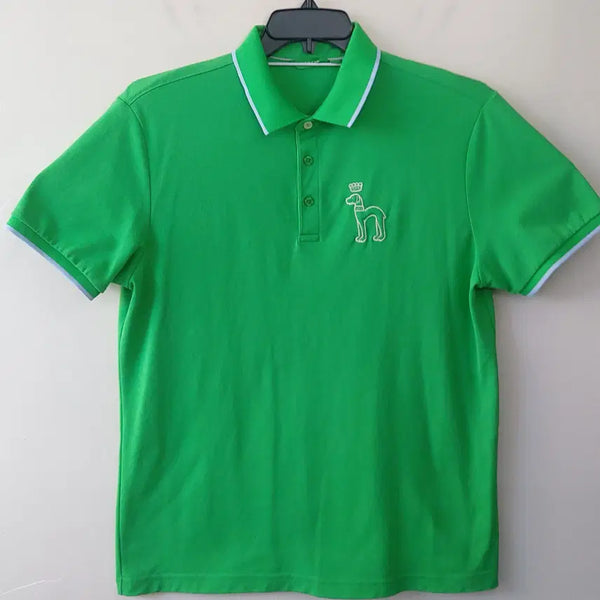 [BUNJANG] Hazzys Golf Men's 105 PK Mesh Short Sleeve Polo Shirt - Green / 헤지스 골프 105 PK메쉬 카라 반팔 티셔츠. GN. A.