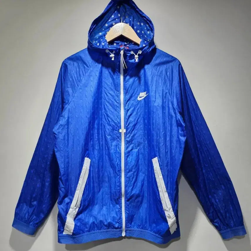 [BUNJANG] Nike Blue Dot Windbreaker Jacket L (100) / 나이키 블루 도트 바람막이 L (100)
