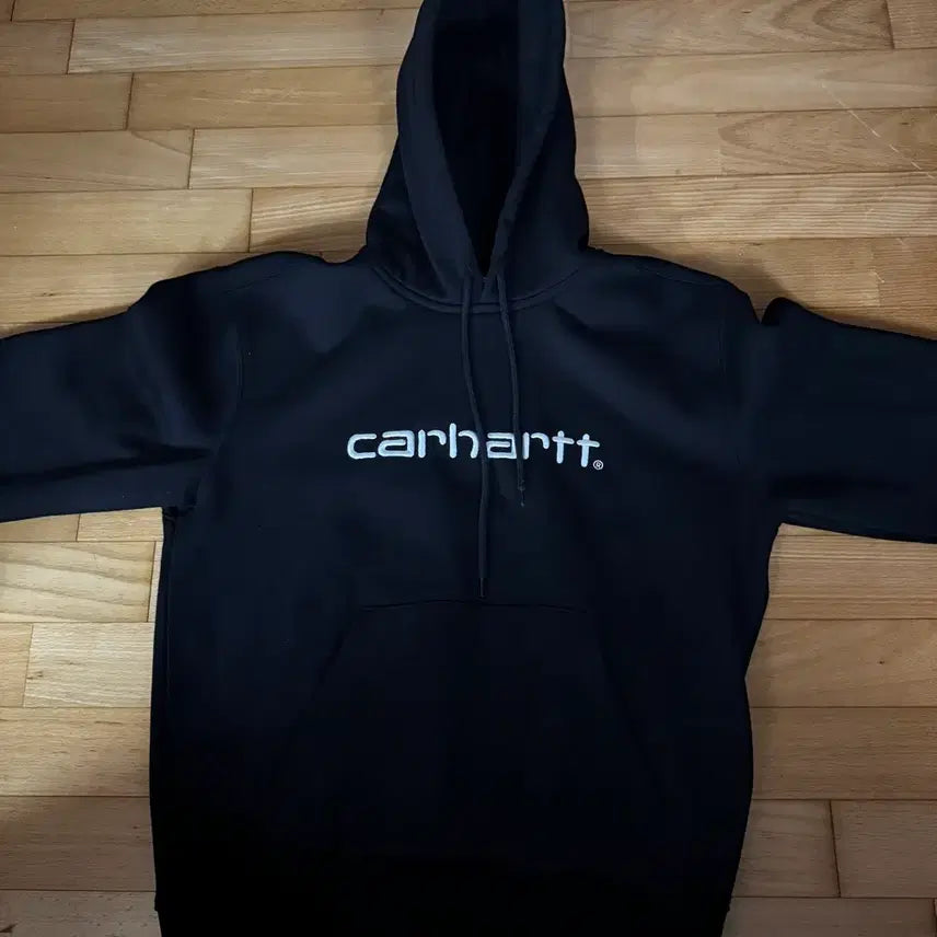 [BUNJANG] Carhartt WIP Hooded Sweatshirt Cream M / 칼하트윕 후드 M