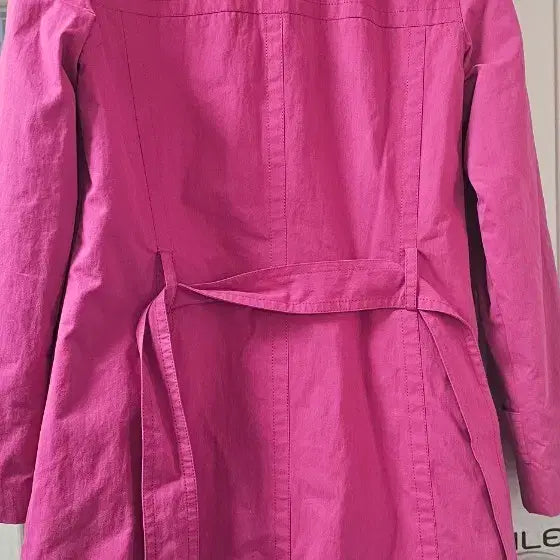 [BUNJANG] Women's Pink Trench Coat / 핑크색 여성 트렌치 코트