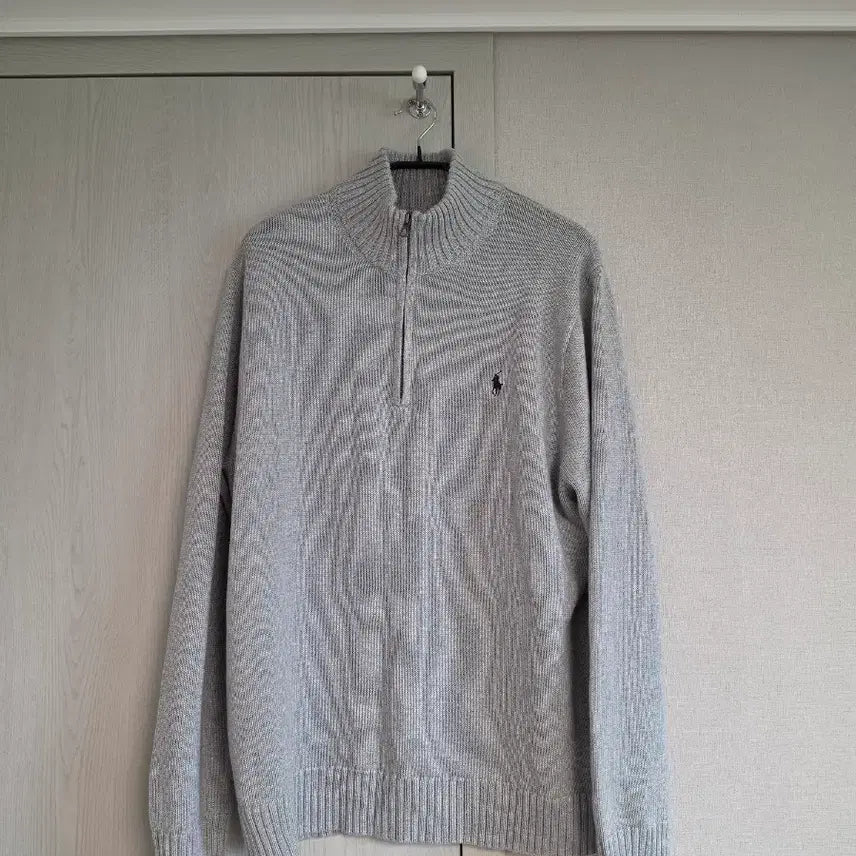 [BUNJANG] Polo Ralph Lauren Half Zip Cotton Quarter Zip Mock Neck Sweater XL / 폴로 랄프로렌 하프집업 코튼 쿼터 지퍼 모크넥 스웨터 XL